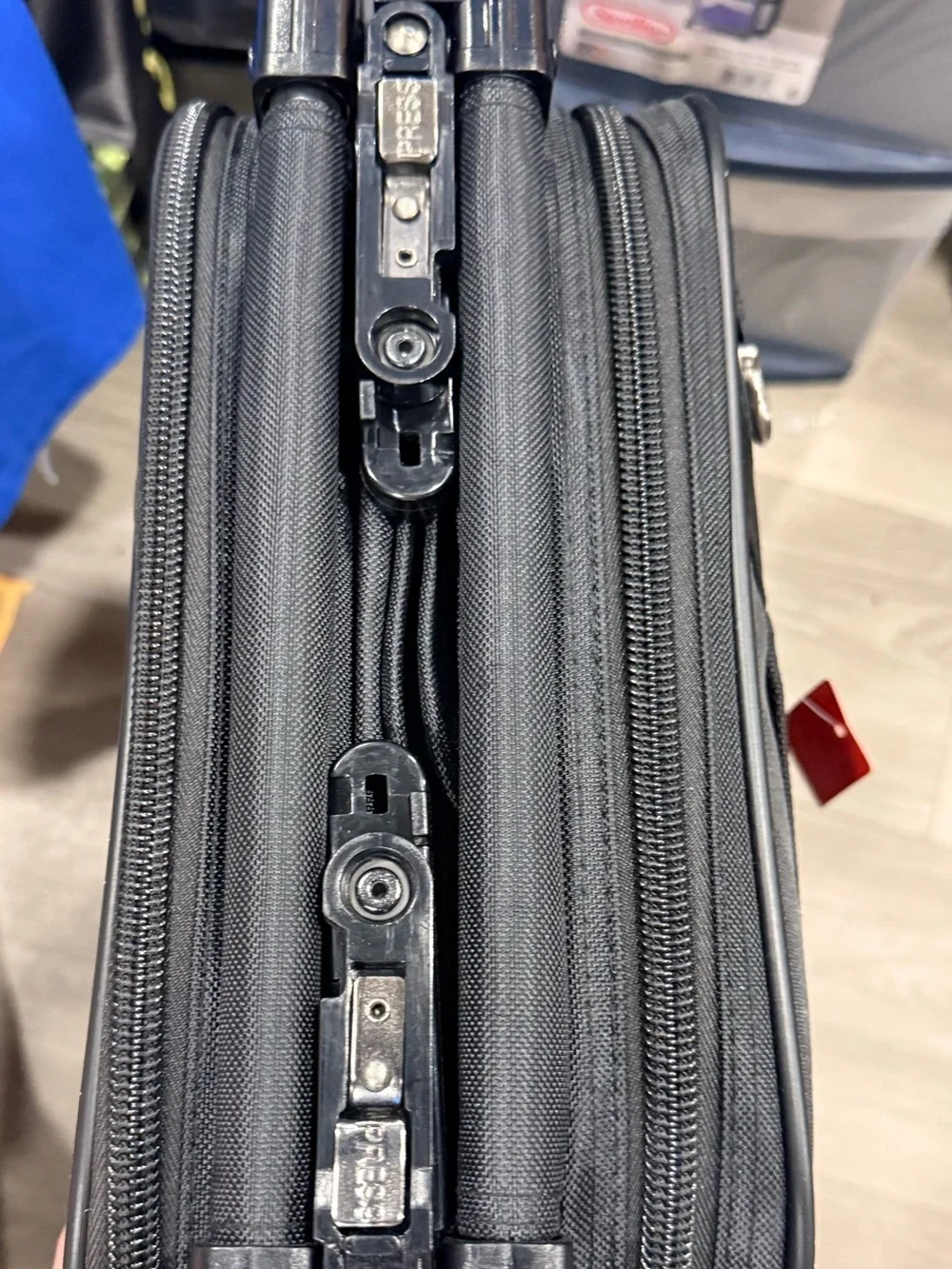 Black Rolling Travel Bag - Durable Carry-On Luggage